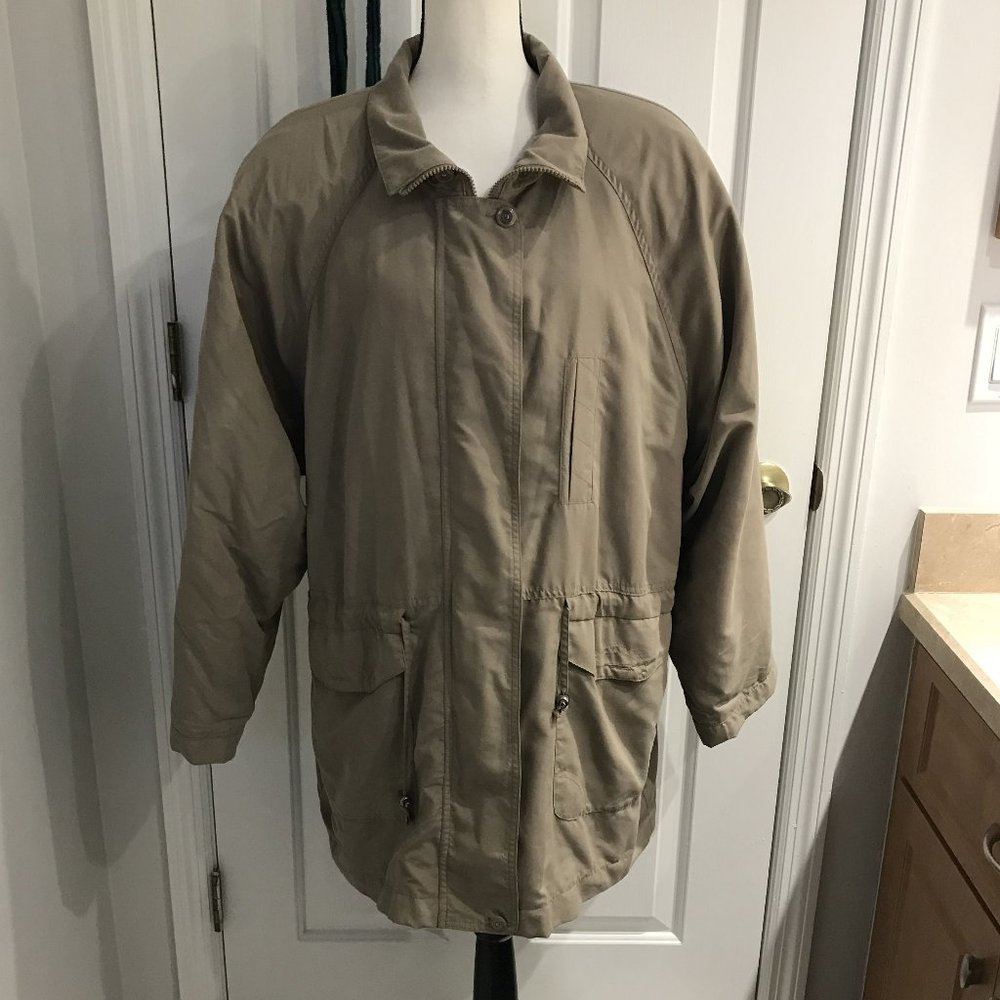 Tan Utility Jacket Size Large